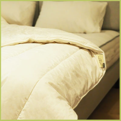 Mix and match options displayed for the THREE Duvets dual tog duvet.